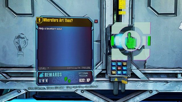 Zadanie otrzymasz w Concordii od Bounty Board - Wherefore Art Thou? | Misje poboczne - Concordia | Borderlands The Pre-Sequel - Borderlands: The Pre-Sequel! - poradnik do gry