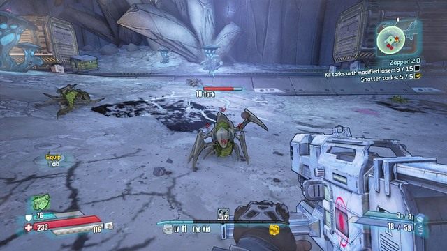 Wyposaż się teraz w broń daną ci przez Springs i zabijaj Torki, które będą się tam pojawiać - Zapped 2.0 | Misje poboczne - Concordia | Borderlands The Pre-Sequel - Borderlands: The Pre-Sequel! - poradnik do gry