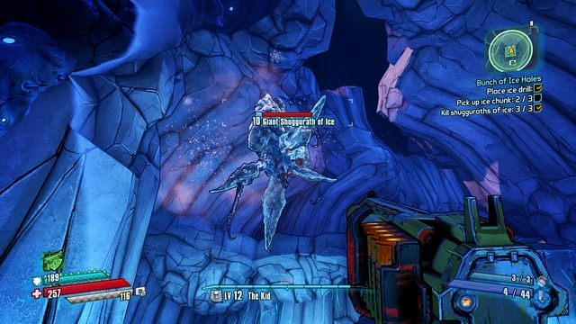 Powtórz to trzykrotnie a przy ostatniej próbie wywiercenia pojawi się mocniejsza odmiana Shugguratha - Bunch of Ice Holes | Misje poboczne - Concordia | Borderlands The Pre-Sequel - Borderlands: The Pre-Sequel! - poradnik do gry
