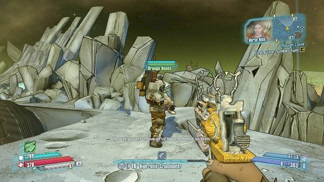 Drugą osobę znajdziesz w Outlands Canyon - Rough Love | Misje poboczne - Concordia | Borderlands The Pre-Sequel - Borderlands: The Pre-Sequel! - poradnik do gry