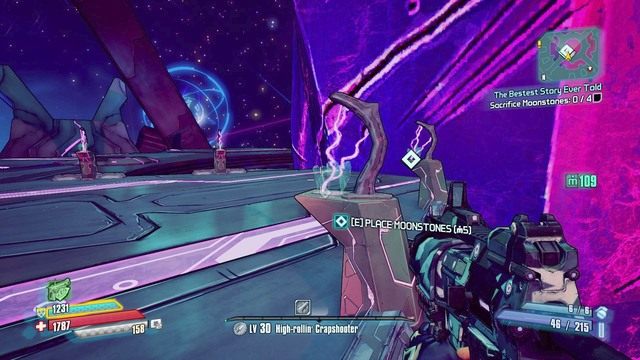 Udaj się do Eleseer i aktywuj cztery posągi wkładając w nie moonstony po czym wejdź przez wyrwę - The Bestest Story Ever Told | Misje poboczne - Concordia | Borderlands - Borderlands: The Pre-Sequel! - poradnik do gry