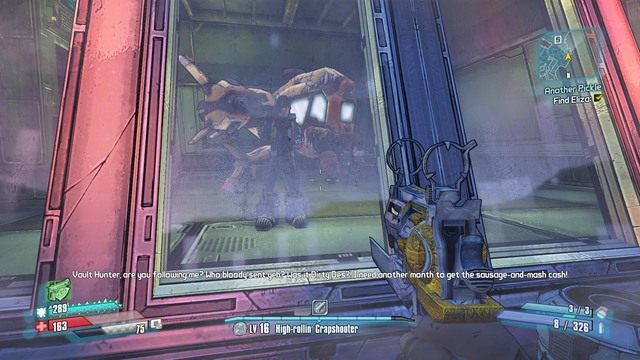 Udaj się teraz do Crysis Scar (zaraz obok jest przejście) i poszukaj siostry Pickle - Another Pickle | Misje poboczne - Outlands Canyon | Borderlands The Pre-Sequel - Borderlands: The Pre-Sequel! - poradnik do gry