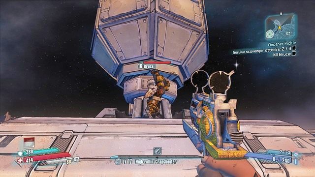 Na końcu będziesz musiał zabić Brucea - Another Pickle | Misje poboczne - Outlands Canyon | Borderlands The Pre-Sequel - Borderlands: The Pre-Sequel! - poradnik do gry