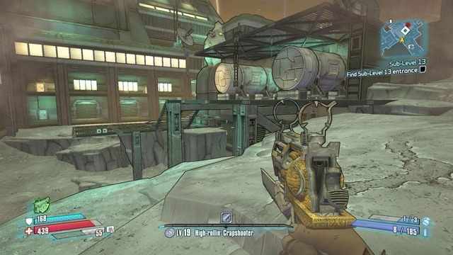 Kieruj się ciągle korytarzami przed siebie, dokładnie tak jak w misji Lets Build a Robot Army - Sub-Level 13 | Misje poboczne - Outlands Canyon | Borderlands The Pre-Sequel - Borderlands: The Pre-Sequel! - poradnik do gry
