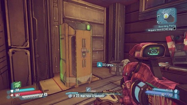 Trzeci dziennik znajdziesz na południu, w sklepie claptrapów - Boarding Party | Misje poboczne - Jacks Office | Borderlands The Pre-Sequel - Borderlands: The Pre-Sequel! - poradnik do gry