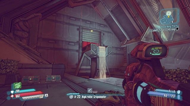 Czwarty dziennik znajdziesz całkiem na południu lokacji - Boarding Party | Misje poboczne - Jacks Office | Borderlands The Pre-Sequel - Borderlands: The Pre-Sequel! - poradnik do gry