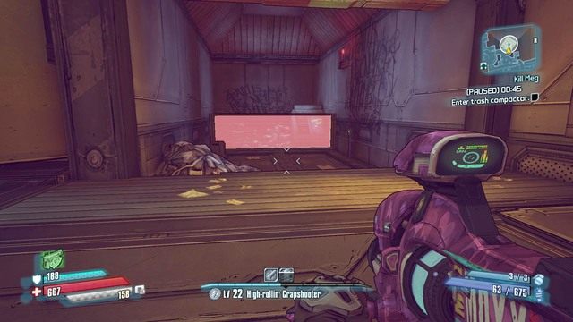 Udaj się na północ i dotrzyj do miejsca pokazanego na obrazku - Kill Meg | Misje poboczne - Hyperion Hub of Heroism | Borderlands The Pre-Sequel - Borderlands: The Pre-Sequel! - poradnik do gry