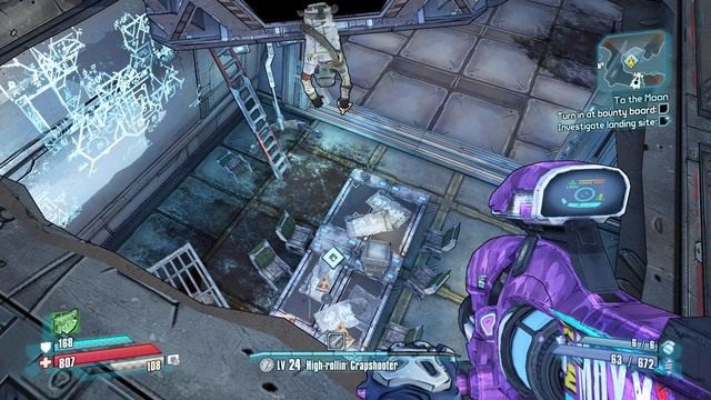 Zadanie ma także opcjonalny wybór, z którego możesz skorzystać zanim je oddasz - To The Moon | Misje poboczne - Lunar Launching Station | Borderlands - Borderlands: The Pre-Sequel! - poradnik do gry