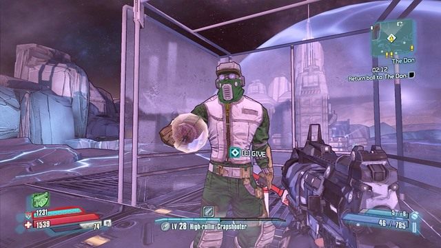 Zabierz piłkę i udaj się tą samą drogą do sportowca - The Don | Misje poboczne - Vorago Solitude | Borderlands The Pre-Sequel - Borderlands: The Pre-Sequel! - poradnik do gry