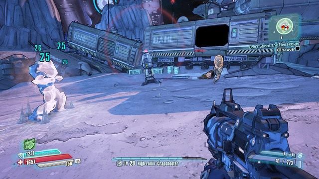 Jak dostaniesz się do Triton Flats udaj się na południe - Dont Shoot the Messanger | Misje poboczne - Tychos Ribs | Borderlands - Borderlands: The Pre-Sequel! - poradnik do gry