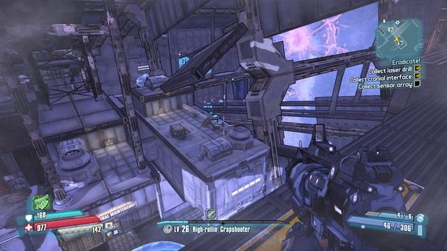 Żeby dostać się do Sensor Array musisz skoczyć na wyższy poziom Maintenance - Eradicate! | Misje poboczne - Jacks Office | Borderlands The Pre-Sequel - Borderlands: The Pre-Sequel! - poradnik do gry