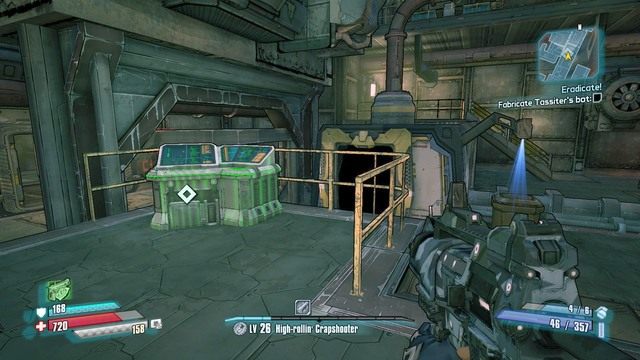 Stwórz robota z pobliskiej konsoli i przyprowadź go do Inżyniera - Eradicate! | Misje poboczne - Jacks Office | Borderlands The Pre-Sequel - Borderlands: The Pre-Sequel! - poradnik do gry