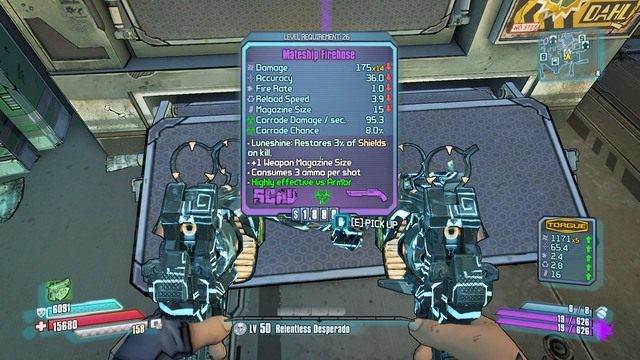 Efekt Luneshine to dodatkowy bonus dla twojej broni - Grinder w Borderlands The Pre-Sequel | Porady ogólne - Borderlands: The Pre-Sequel! - poradnik do gry