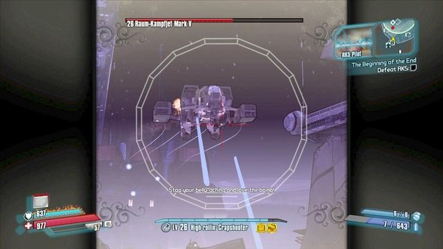 Raum-Kampfjet Mark V - Raum-Kampfjet Mark V | Bossowie i taktyki w Borderlands The Pre-Sequel - Borderlands: The Pre-Sequel! - poradnik do gry