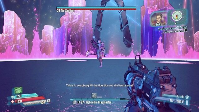 Mały Sentinel - The Sentinel i Sentinel The Invincible | Bossowie i taktyki w Borderlands - Borderlands: The Pre-Sequel! - poradnik do gry