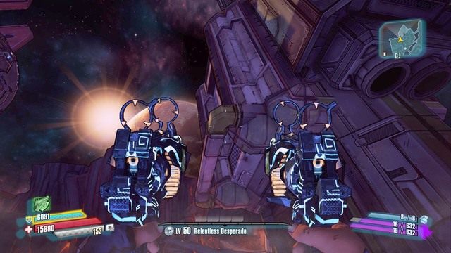 Będąc obok naturalnego doładowania boost popatrz w górę a zauważysz żółtawy podest, na który musisz skoczyć - Nel | Bossowie i taktyki w Borderlands The Pre-Sequel - Borderlands: The Pre-Sequel! - poradnik do gry