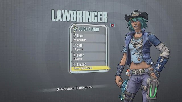 Nisha The Lawbringer to klasa specjalizująca się głównie w pistoletach firmy Jacobs - Nisha The Lawbringer w Borderlands The Pre-Sequel | Klasy postaci - Borderlands: The Pre-Sequel! - poradnik do gry