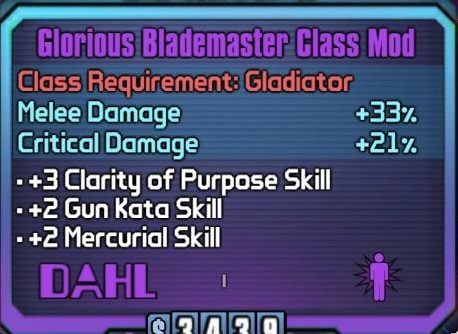 Jeżeli chodzi o Class Mod wybierz Blademaster - Athena The Gladiator w Borderlands The Pre-Sequel | Klasy postaci - Borderlands: The Pre-Sequel! - poradnik do gry
