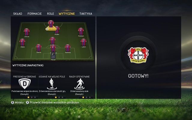 Panel wytycznych to znaczące rozszerzenie możliwości taktycznych - FIFA 15 pozwala na przypisanie indywidualnych dyrektyw w kwestii zachowania się na boisku - Wytyczne | Panel zarządzania składem w FIFA 15 - FIFA 15 - poradnik do gry