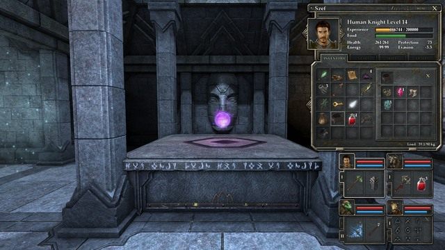 Esencję balansu można stworzyć w ukrytej świątyni, a wejście do niej znajduje się przed wejściem do zamku - Tricksters Lair | Castle Nex | Legend of Grimrock II - Legend of Grimrock II - poradnik do gry