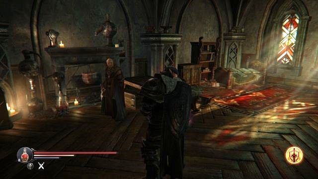 Mnicha spotkasz później w Cytadeli. - Keystone - Ranny Mnich | Zadania poboczne w Lords of the Fallen - Lords of the Fallen - poradnik do gry