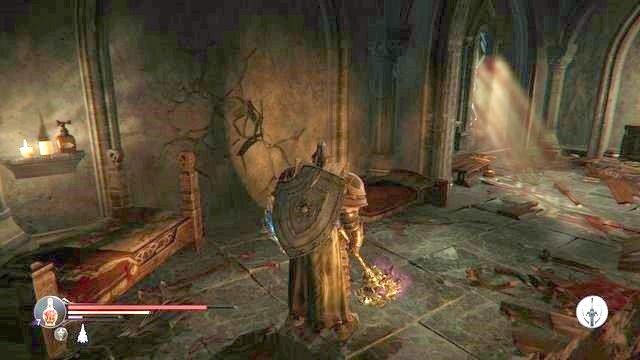 Wróć się teraz do pomieszczenia, gdzie przed chwilą pokonałeś dwóch Rhogarów Rycerzy i wyjdź po schodach do góry - Dalsza eksploracja w Lords of the Fallen | Cytadela Keystone - kolejna wizyta - Lords of the Fallen - poradnik do gry
