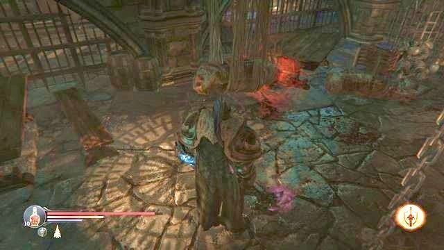 Zawinięty w kokon brat mnicha. - Dalsza eksploracja w Lords of the Fallen | Cytadela Keystone - kolejna wizyta - Lords of the Fallen - poradnik do gry