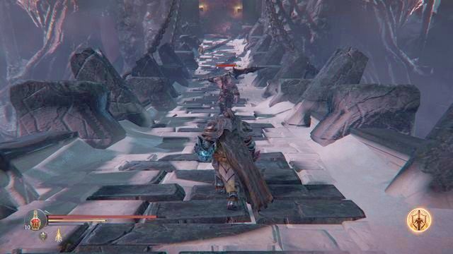 Z Twojego powrotu na pewno ucieszy się Tyran, napotkany zaraz po wejściu do lokacji. - Odszukaj Komnatę Kłamstw | Świątynia - kolejna wizyta | Lords of the Fallen - Lords of the Fallen - poradnik do gry