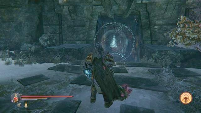 Za pomocą rękawicy odpieczętuj wrota, zbadaj zawartość skrzyni i wejdź do Komnaty Kłamstw. - Walka z Protektorem | Świątynia - kolejna wizyta | Lords of the Fallen - Lords of the Fallen - poradnik do gry