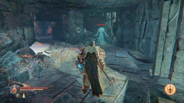 Duch to nieco mocniejsza wersja Maga. Dodatkowym utrudnieniem jest niemożliwość zablokowania kamery na tym przeciwniku. - Wejście z Yetką | Świątynia - kolejna wizyta | Lords of the Fallen - Lords of the Fallen - poradnik do gry