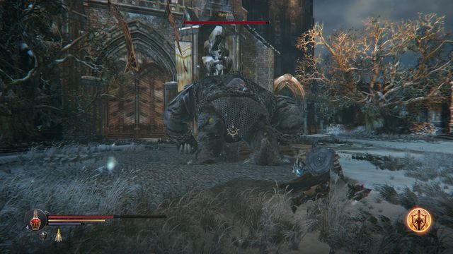 Gdy tylko żółty pasek Bestii zniknie wyprowadź jak najwięcej ciosów. - Bestia - Keystone | Bossowie w Lords of the Fallen - Lords of the Fallen - poradnik do gry