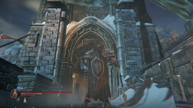 Brama, za którą czeka Cię starcie z dowódcą. - Odszukaj Kaslo | Keystone w Lords of the Fallen - Lords of the Fallen - poradnik do gry