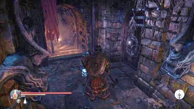 Niedaleko wejścia znajdziesz drzwi, które możesz otworzyć wykorzystując do tego runę. - Odszukaj Antanasa i Kaslo w Cytadeli Klasztornej | Katakumby - Lords of the Fallen - poradnik do gry