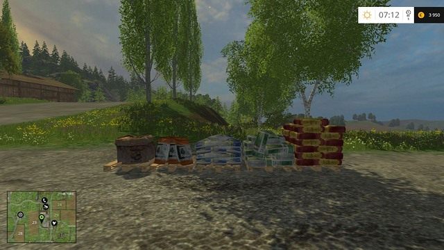 Wszystkie potrzebne nasiona. - Farma budynki oraz maszyny startowe w Farming Simulator 15 | Podstawy - Farming Simulator 15 - poradnik do gry