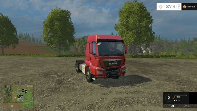 Model: MAN TGS 18 - Zbieranie ziemniaków i ciężarówki w Farming Simulator 15 | Opis maszyn - Farming Simulator 15 - poradnik do gry