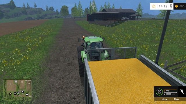 Przyczepa pełna złota...Albo kukurydzy. - Porównanie opłacalności w Farming Simulator 15 | Uprawy - Farming Simulator 15 - poradnik do gry