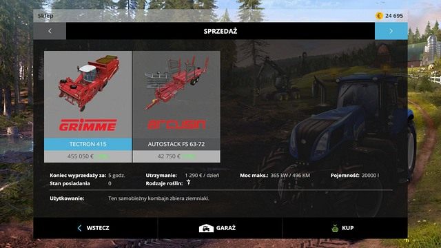 Często sprawdzając sklep, być może natrafisz na prawdziwą okazję. - Kupno oraz sprzedaż maszyn w Farming Simulator 15 | Podstawy - Farming Simulator 15 - poradnik do gry