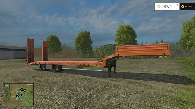 Model: Niska naczepa - Różne | Opis maszyn w Farming Simulator 15 - Farming Simulator 15 - poradnik do gry