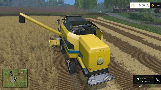 Na większej liczbie pól jeden kombajn zwyczajnie nie wyrobi. - Nowe pola w Farming Simulator 15 | Szybki start - Farming Simulator 15 - poradnik do gry