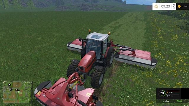 Koszenie trawy w najszybszym wydaniu. - Owce w Farming Simulator 15 | Hodowla - Farming Simulator 15 - poradnik do gry