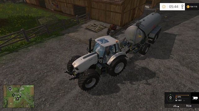 Ładowanie wozu asenizacyjnego. - Krowy w Farming Simulator 15 | Hodowla - Farming Simulator 15 - poradnik do gry