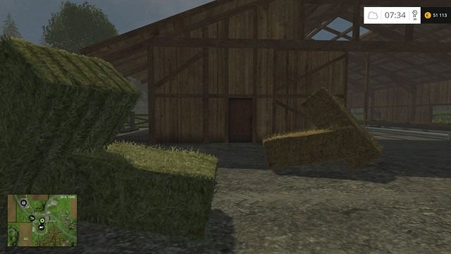 Bele już czekają na przyjazd paszowozu. - Krowy w Farming Simulator 15 | Hodowla - Farming Simulator 15 - poradnik do gry