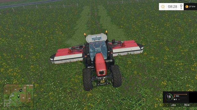 Posiadając najlepszy model kosiarki, uporasz się z trawą w maksymalnie trzy minuty. - Koszenie w Farming Simulator 15 | Misje - Farming Simulator 15 - poradnik do gry