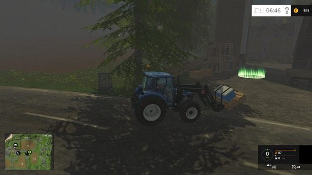Teraz wystarczy tylko podjechać blisko zaznaczonego obszaru. - Misje transportowe w Farming Simulator 15 | Misje - Farming Simulator 15 - poradnik do gry