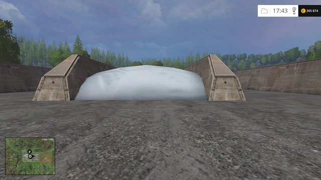 Gdy już ugnieciesz wyładowaną sieczkę/trawę i rozjeździsz ją, możliwe stanie się rozpoczęcie procesu fermentacji. - Biopaliwa dochodowy interes w Farming Simulator 15 | Ważne informacje - Farming Simulator 15 - poradnik do gry