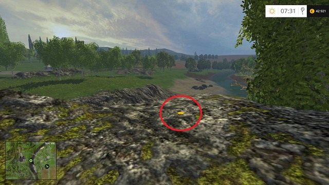 Na najwyższej ze skał - Sektor A: monety 1 - 12 | Złote monety w Farming Simulator 15 - Farming Simulator 15 - poradnik do gry
