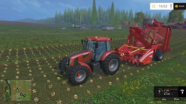 Kolejny etap to zbieranie bulw. - Rośliny bulwiaste w Farming Simulator 15 | Uprawy - Farming Simulator 15 - poradnik do gry