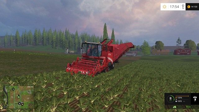 Kombajn Maxtron 620 - droga maszyna, ale jakże wydajna. - Rośliny bulwiaste w Farming Simulator 15 | Uprawy - Farming Simulator 15 - poradnik do gry