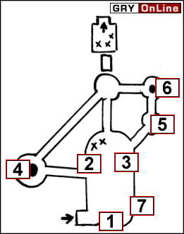 Na dobry początek zabij dwóch strażników po lewej - Chapter 14 - Endgame | No One Lives Forever 2 A Spy in HARMs Way - No One Lives Forever 2: A Spy in H.A.R.M.s Way - poradnik do gry
