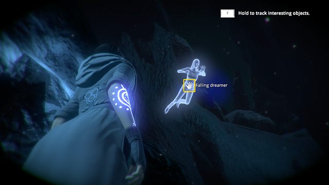 Znajdziesz się na moście przy skale, z której spada dziewczyna - Uratuj pierwszą śniącą osobę | Rozdział pierwszy - Dryfując - Dreamfall: Chapters - Księga 1 - poradnik do gry